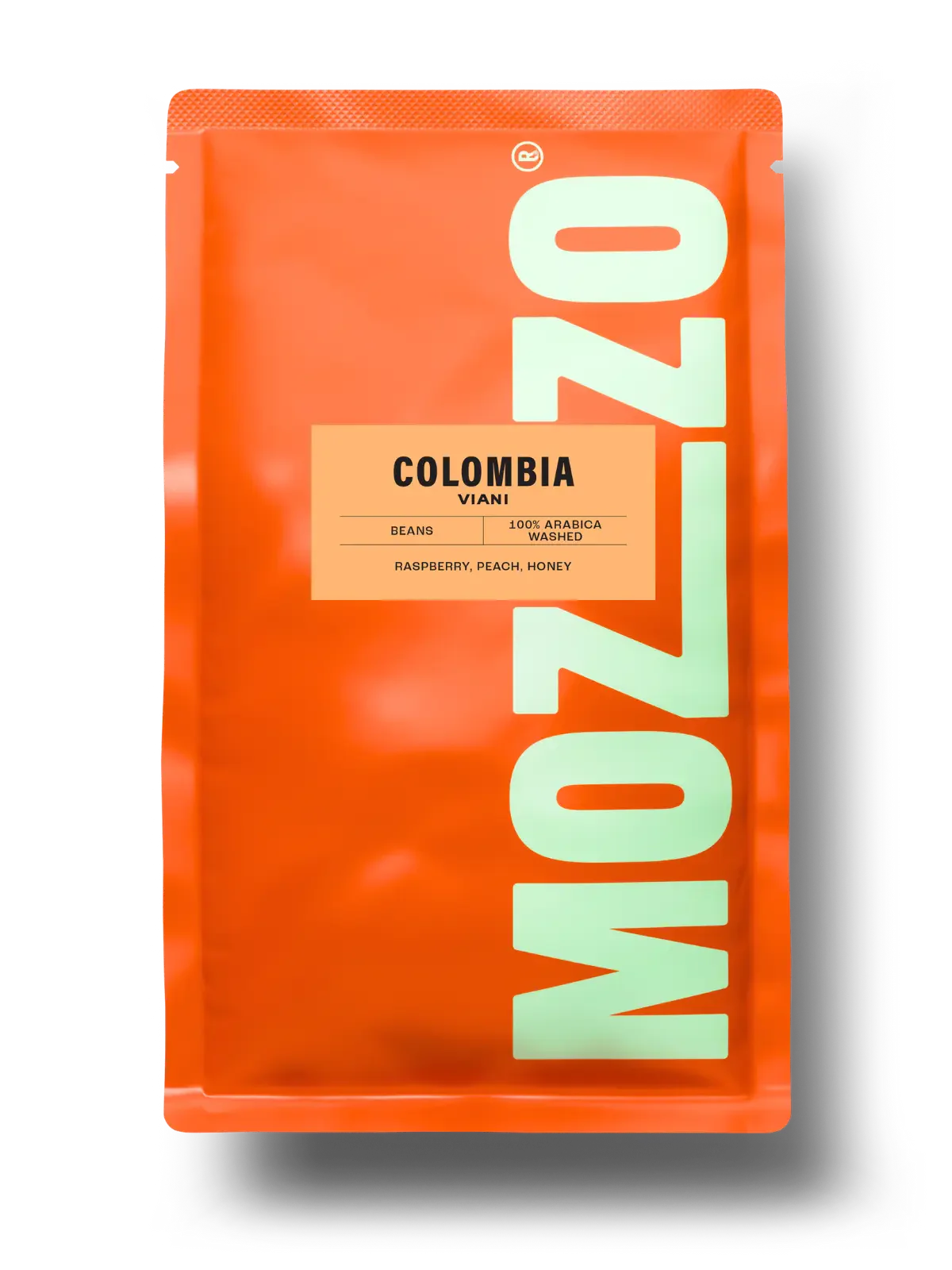 250G bag of Mozzo Coffee: Colombia, Viani, single origin coffee beans