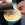 Close up of finishing a latte art pour
